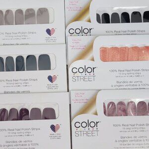 BUNDLE- Color Street Real Nail Polish Strips- 6 Sets